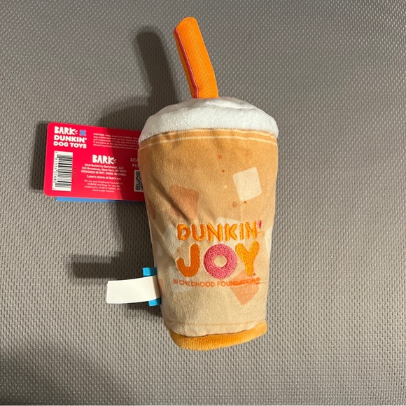 BARK Dunkin’ Donuts Iconic Iced Coffee Dog Toy - Picture 3 of 6